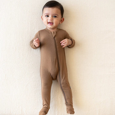 Kyte Baby Zippered Footie, Coffee